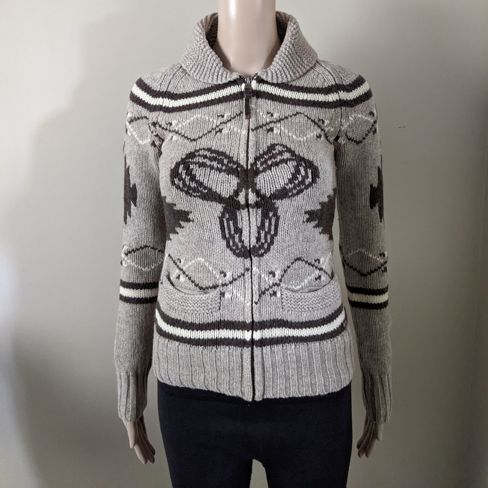 Aritzia TNA lambswool cardigan sweater, women's xs